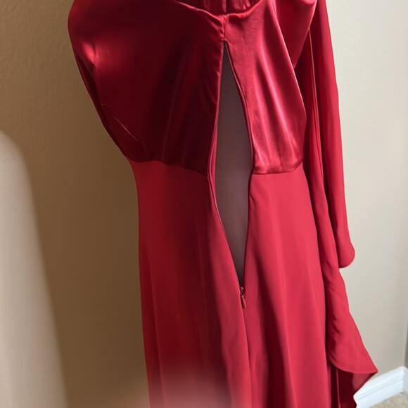 NWT Adrianna Papell Scarlet Mid-length Dress-NEW Size 10 - Picture 7 of 11